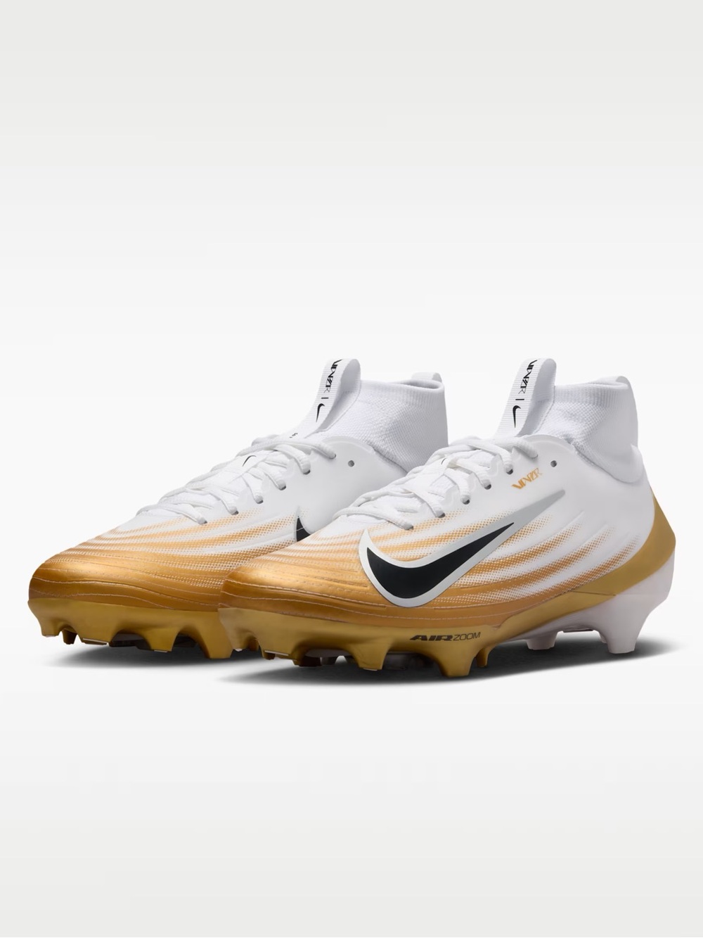 Nike Zoom Air Vapor Pro 1 White Black Metallic Gold FB3298-103 Men's Size 12.5